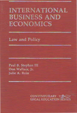 International business and economics : law and policy