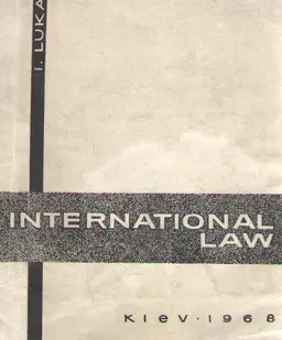 International law : general part (synopsis)
