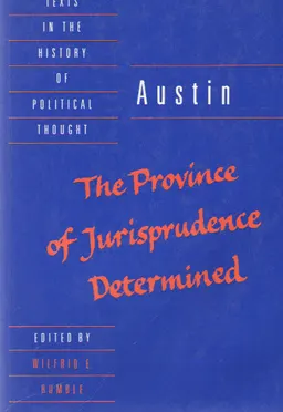 The province of jurisprudence determined