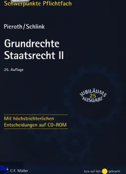 Grundrechte Staatsrecht II : mit höchstrichterlichen Entscheidungen auf CD-ROM