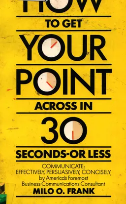 How to get your point across in 30 seconds--or less