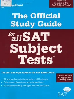 The official Study Guide for all SAT Subject Tests : практикум