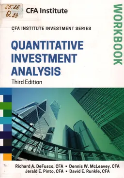 Quantitative Investment Analysis Workbook