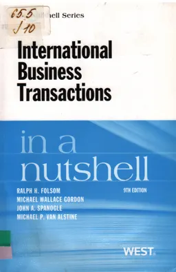 International business transactions in a nutshell