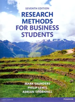 Research methods for business students : учебник