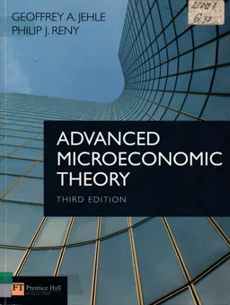 Advanced microeconomic theory : учебное пособие