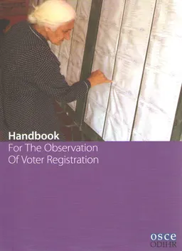Handbook for the observation of voter registration