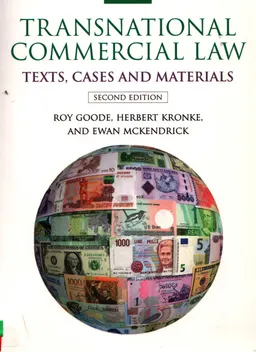 Transnational commercial law : text, cases, and materials : учебное пособие
