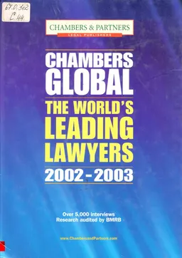 Chambers global: the world's leading lawyers 2002-2003 : справочное издание