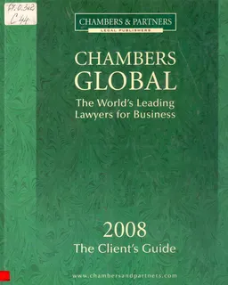 Chambers Global: the World’s Leading Lawyers For Business. 2008 : справочное издание