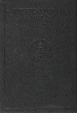 The International Law List. 1997. 131st Year : справочное издание