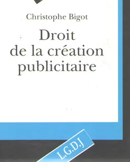 Droit de la creation publicitaire