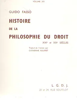 Histoire de la philosophie du droit
