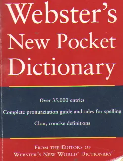 Webster's new pocket dictionary