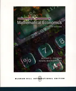 Fundamental methods of mathematical economics