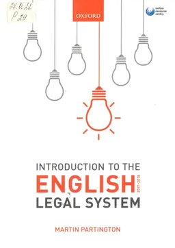 Introduction to the English legal system, 2017-2018
