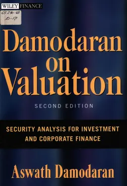 Damodaran on Valuation Security Analysis for Investment and Corporate Finance