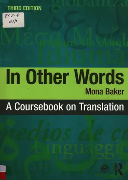 In other words : a coursebook on translation : Book