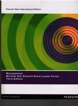 Management : pearson new international edition.