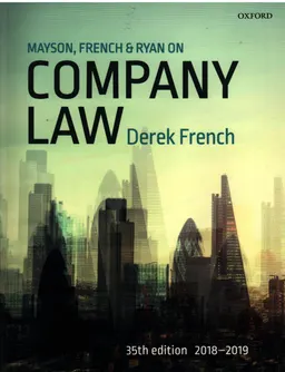 Mayson, French et Ryan on company law