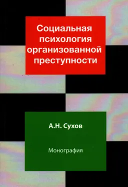 Социальная психология организованной преступности : монография