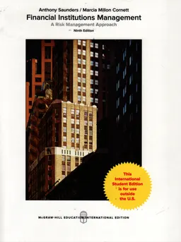 Financial institutions management a risk management approach