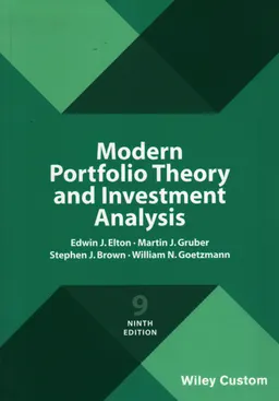 Modern portfolio theory and Investment analysis