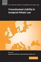 Precontractual liability in European Private Law