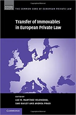 Transfer of immovables in European private law