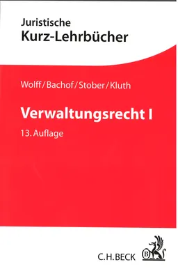 Verwaltungsrecht I: ein Studienbuch
