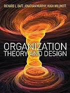 Organization theory and design