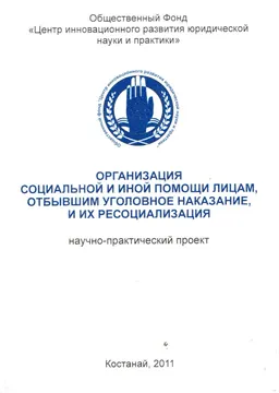 Организация социальной и иной помощи лицам, отбывшим уголовное наказание, и их ресоциализация