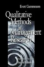 Qualitative methods in management research