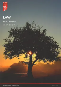 Law : Study manual : for exams in 2017