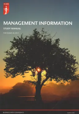 Management information : Study manual : for exams in 2017