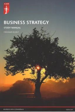Business strategy : Study manual : for exams in 2017