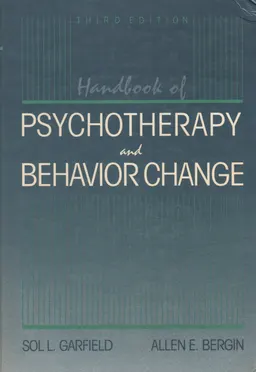 Handbook of psychotherapy and behavior change