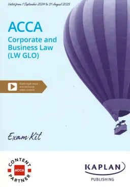 ACCA. Applied skills. Corporate and business law (GLO) : Exam kit