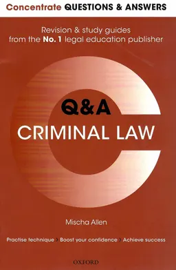 Concentrate Q & A criminal law