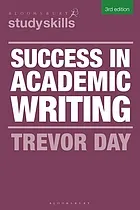 Success in academic writing